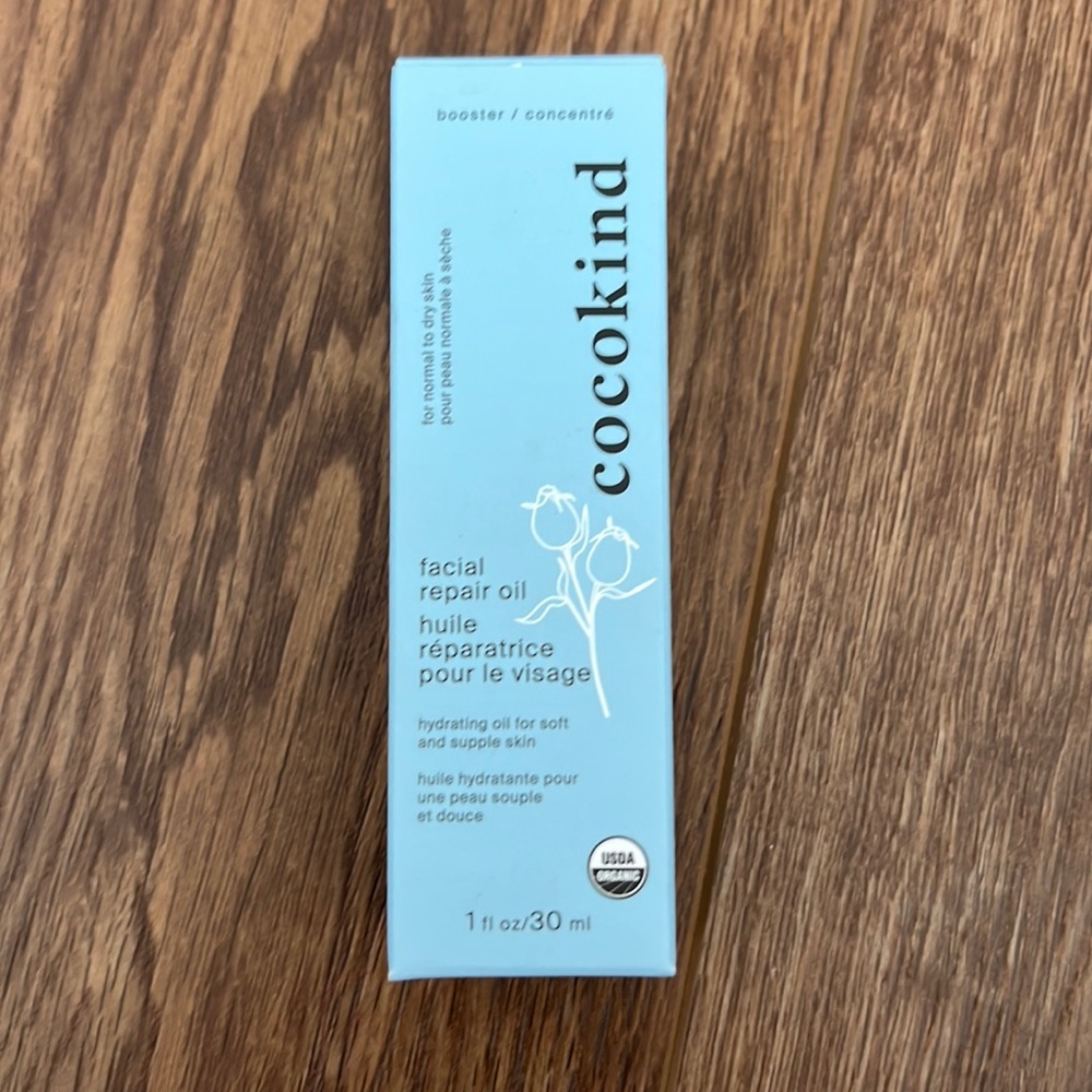 NEW in bow cocokind facial repair oil